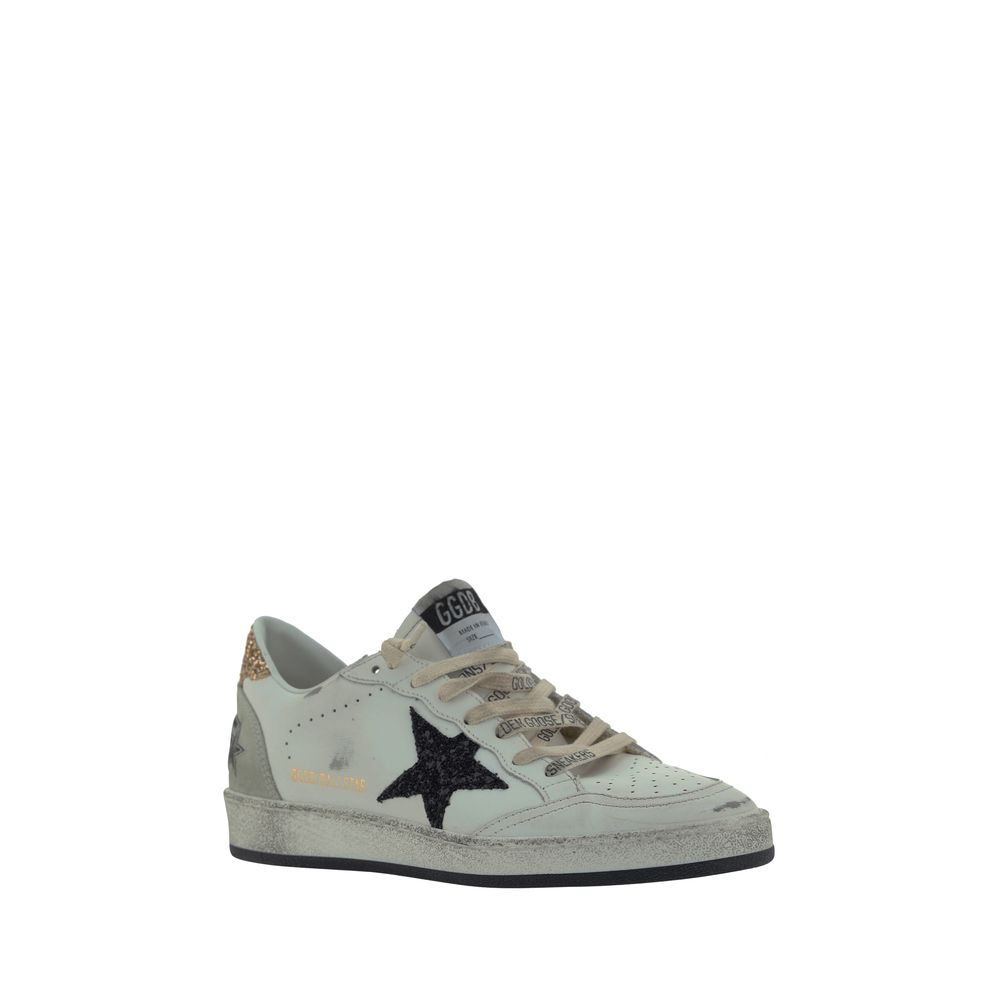 Golden Goose White Calf Leather Bos Taurus Low Top Sneakers Golden Goose