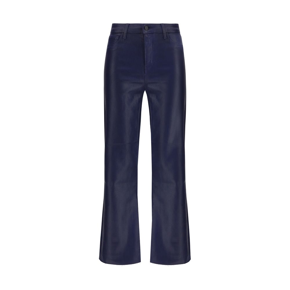 L'Agence Blue Cotton High-Waisted Jean L'Agence