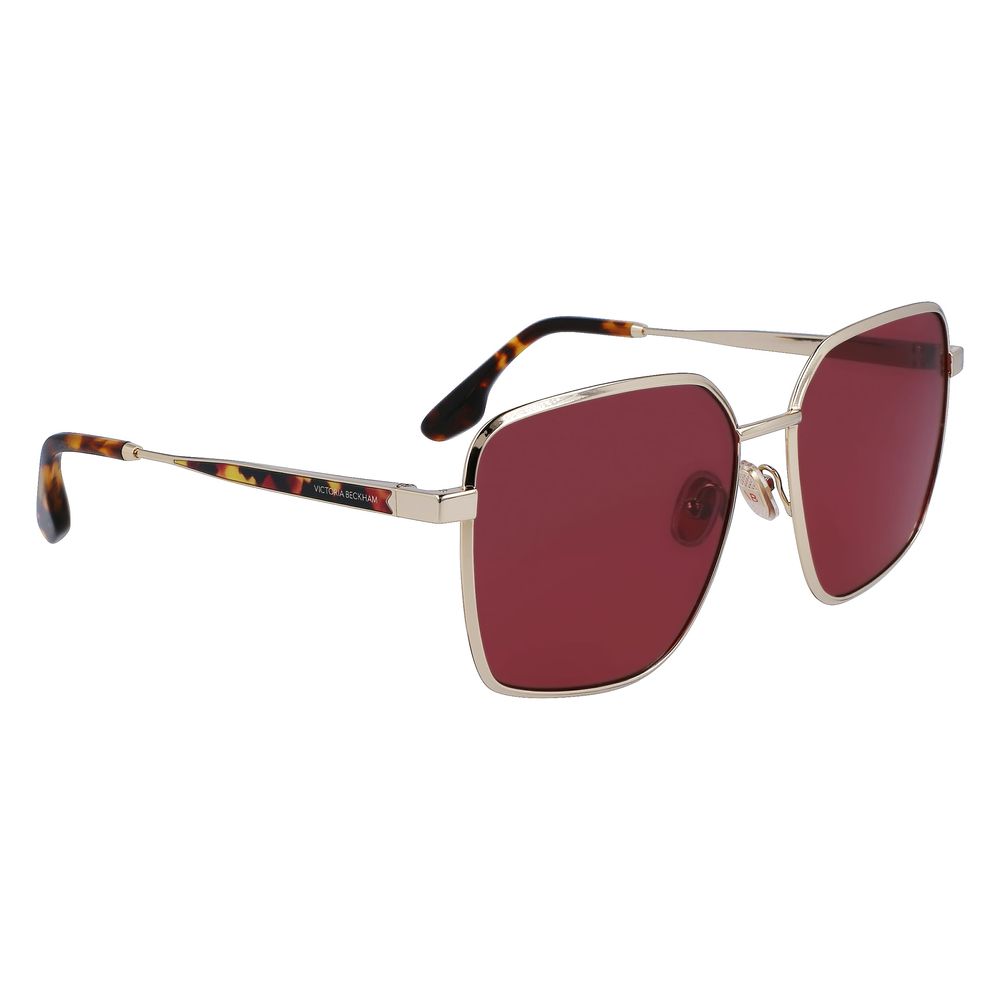 Victoria Beckham Gold Metal Sunglasses