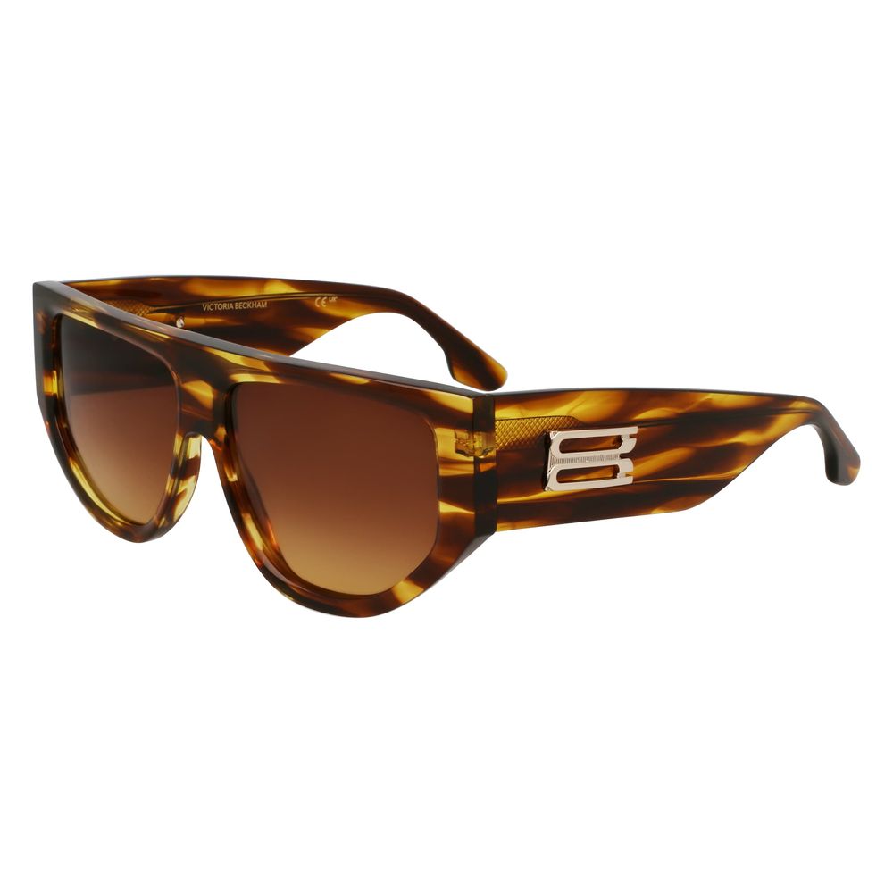 Victoria Beckham Brown Acetate Sunglasses Victoria Beckham