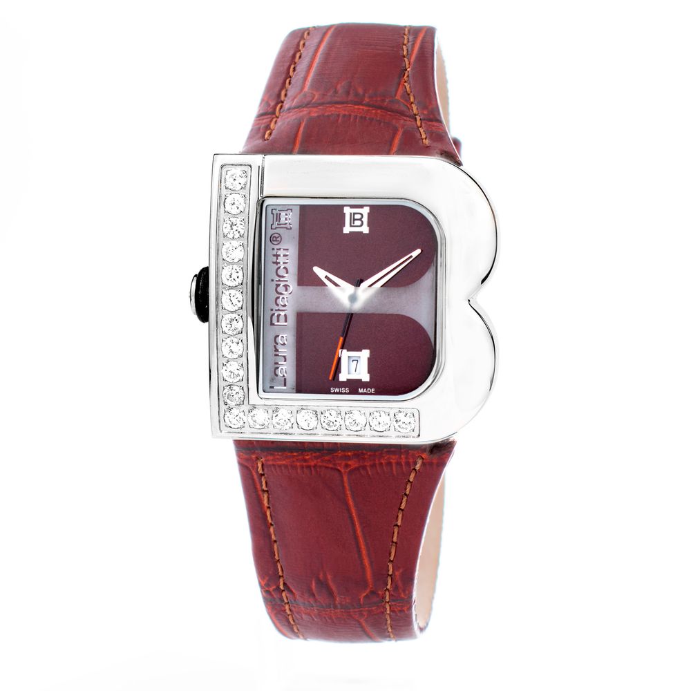 Laura Biagiotti Brown Leather Dress Watch Laura Biagiotti