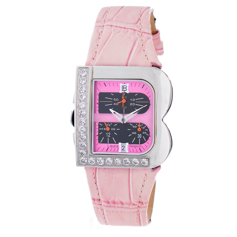 Laura Biagiotti Multicolor Leather Dress Watch Laura Biagiotti