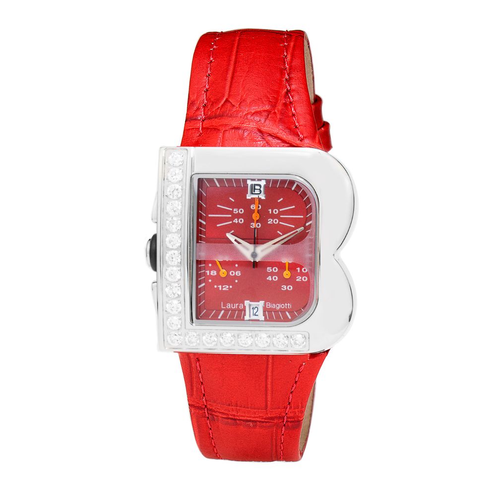 Laura Biagiotti Multicolor Leather Dress Watch Laura Biagiotti