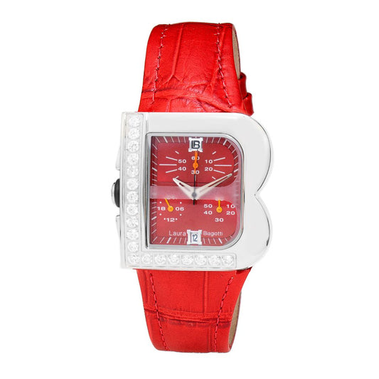 Laura Biagiotti Multicolor Leather Dress Watch Laura Biagiotti