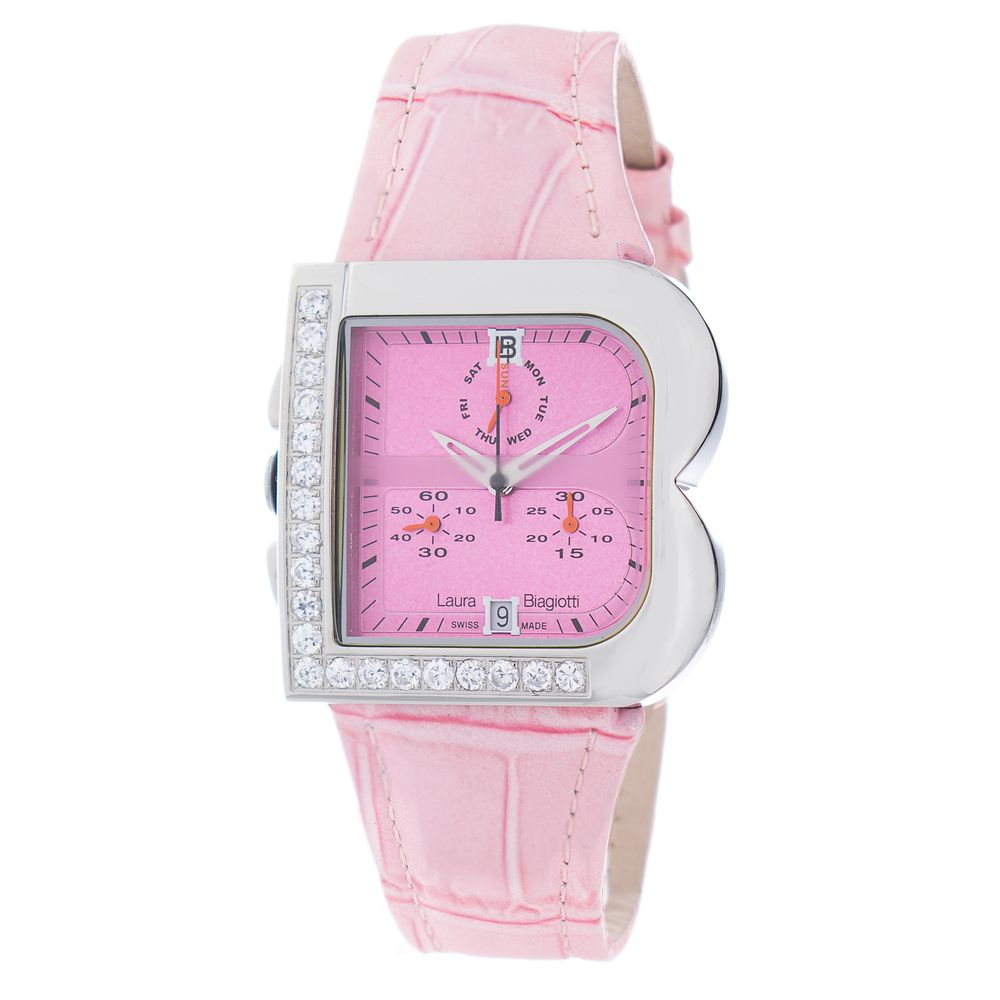 Laura Biagiotti Multicolor Leather Dress Watch Laura Biagiotti