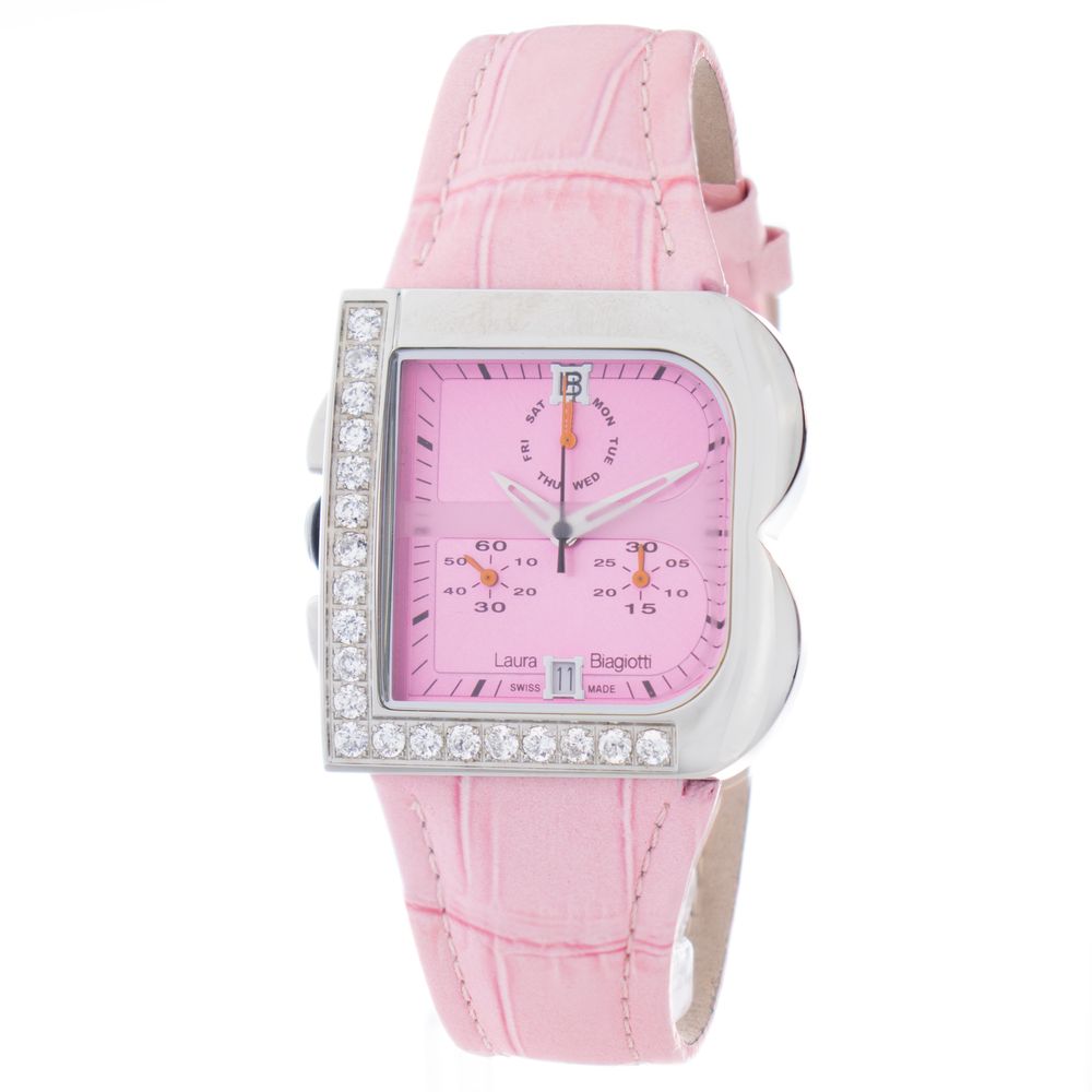 Laura Biagiotti Multicolor Leather Dress Watch Laura Biagiotti