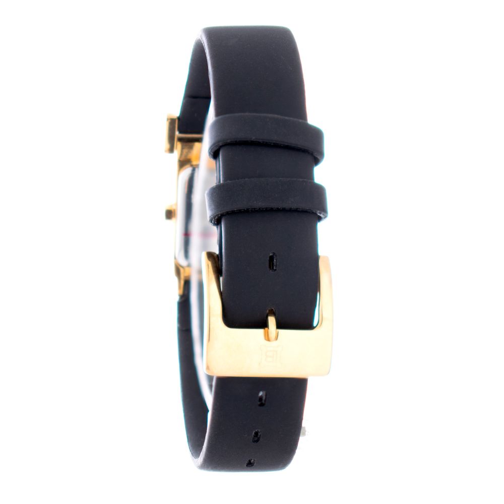 Laura Biagiotti Black Rubber Dress Watch Laura Biagiotti