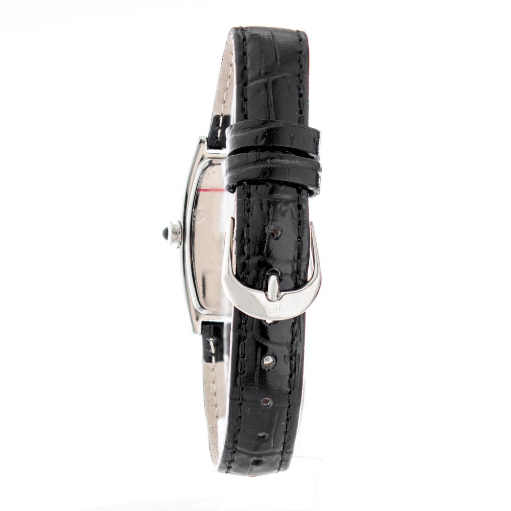 Laura Biagiotti Black Leather Dress Watch Laura Biagiotti