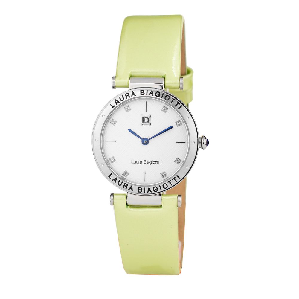 Laura Biagiotti Bicolor Leather Dress Watch Laura Biagiotti