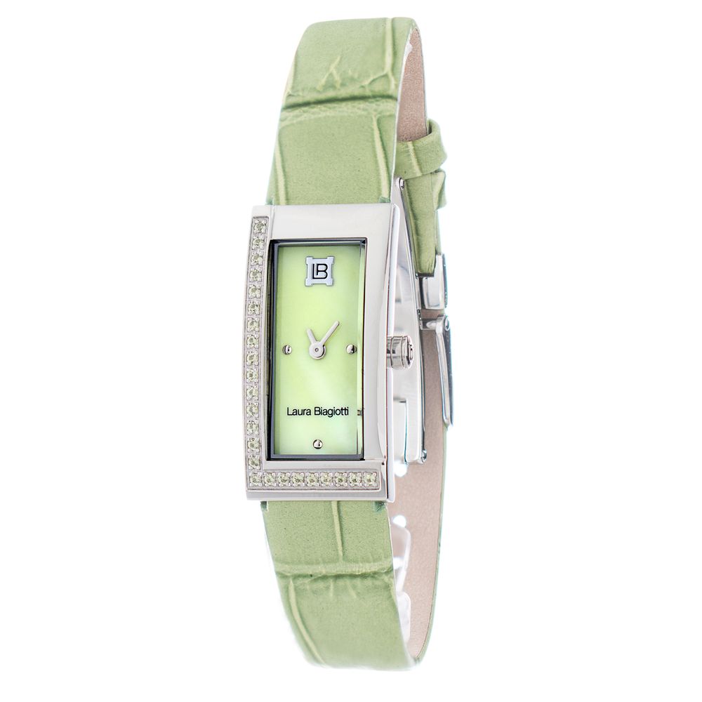 Laura Biagiotti Bicolor Leather Dress Watch Laura Biagiotti