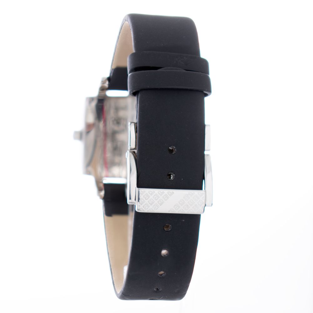 Laura Biagiotti Black Leather Dress Watch Laura Biagiotti