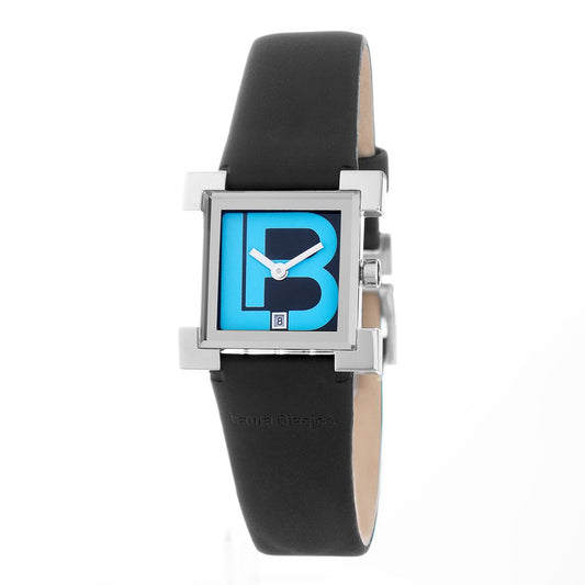 Laura Biagiotti Black Leather Dress Watch Laura Biagiotti