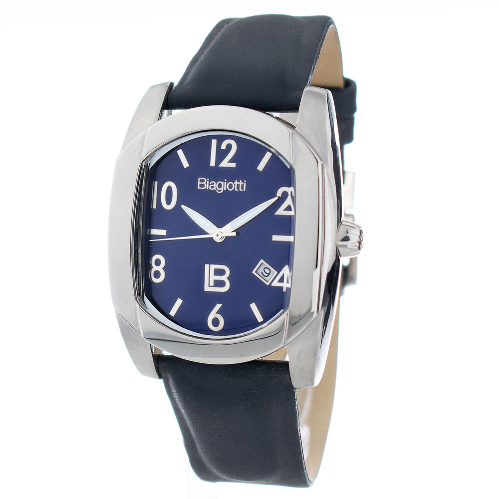 Laura Biagiotti Blue Leather Dress Watch Laura Biagiotti