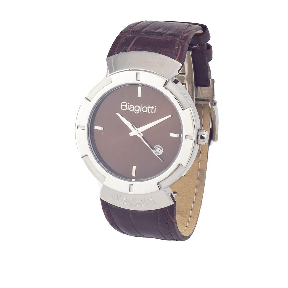 Laura Biagiotti Brown Leather Dress Watch Laura Biagiotti