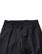 Dolce & Gabbana Dark Blue Wool Single Breasted Men 2 Piece Suit