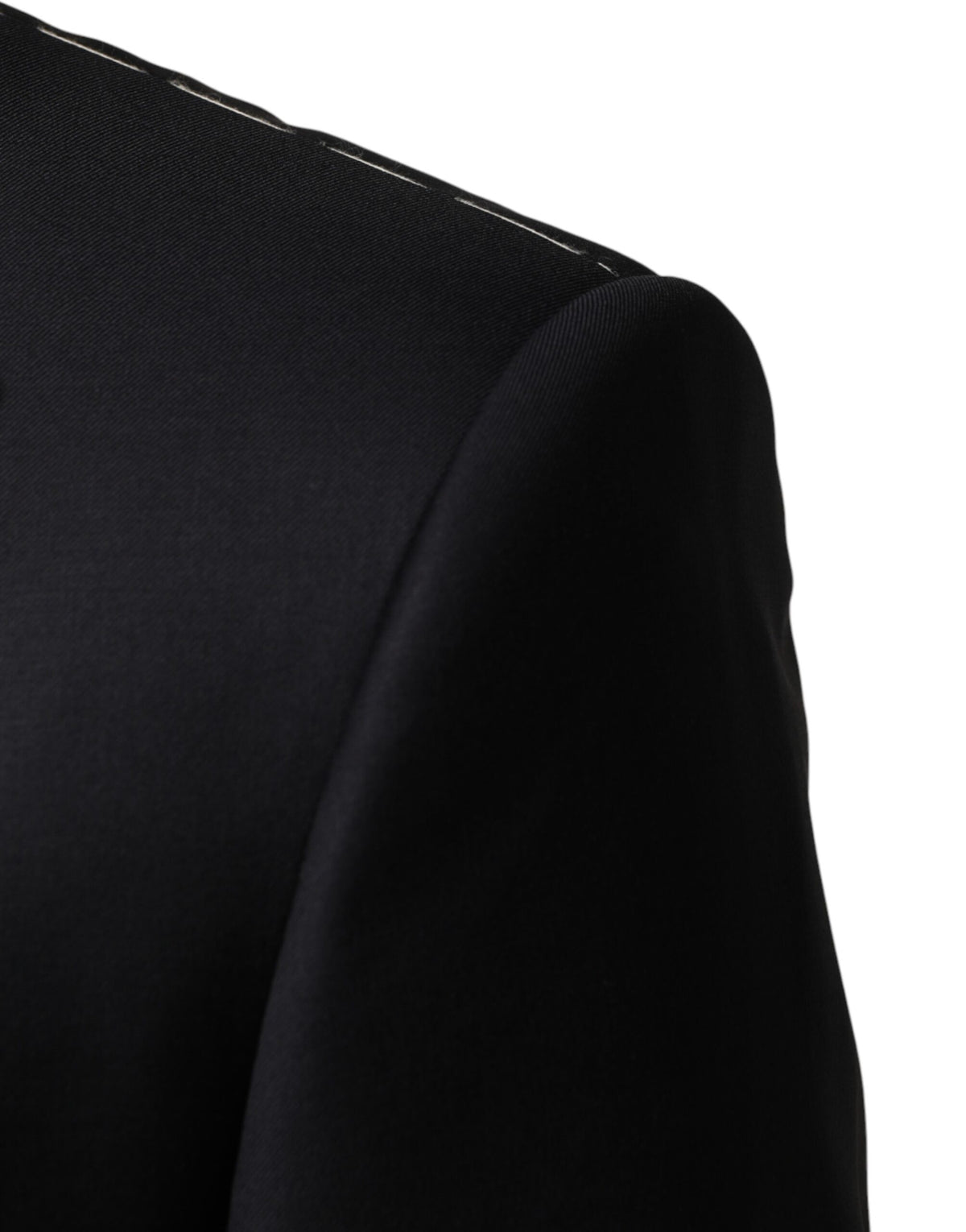 Dolce & Gabbana Blue Wool Single Breasted 3 Piece Men Suit - Eljoys Fashion 