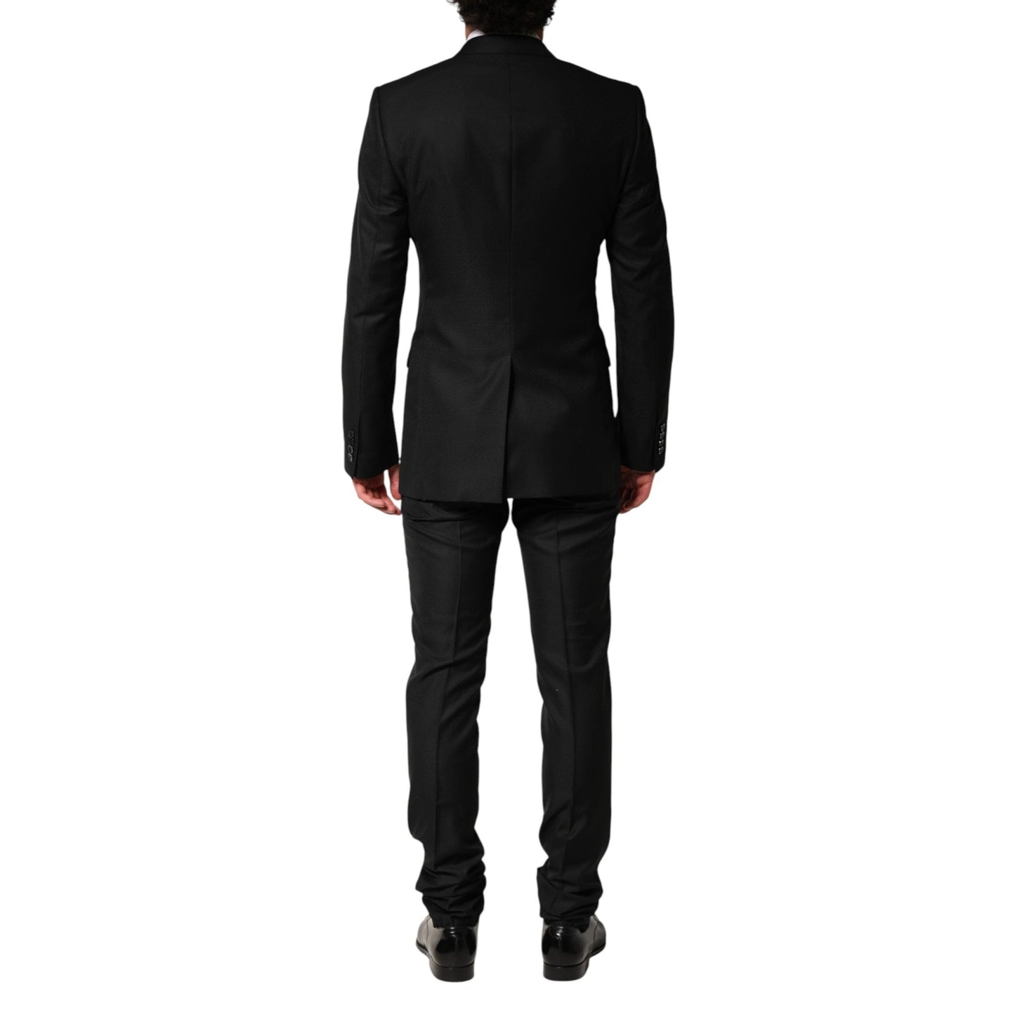 Dolce & Gabbana Black Embellished Single Breasted 2 Pc Suit Dolce & Gabbana