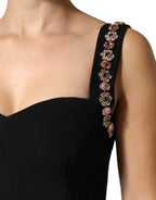 Dolce & Gabbana Black Embellished Sheath MermaidGown Dress - Eljoys Fashion 