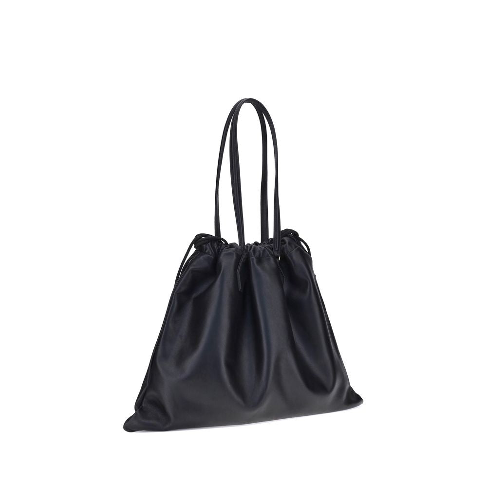 Jimmy Choo Black Calf Leather Bos Taurus Shoulder Bag Jimmy Choo