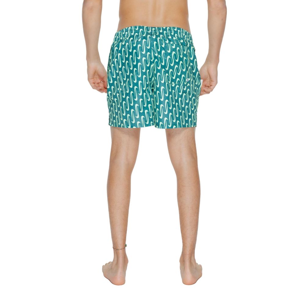 Nike Green Polyester Swim Shorts Nike