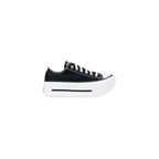 Converse Black And White Fabric Platform Sneakers - Eljoys Fashion 