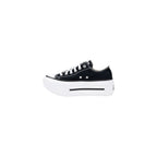 Converse Black And White Fabric Platform Sneakers - Eljoys Fashion 