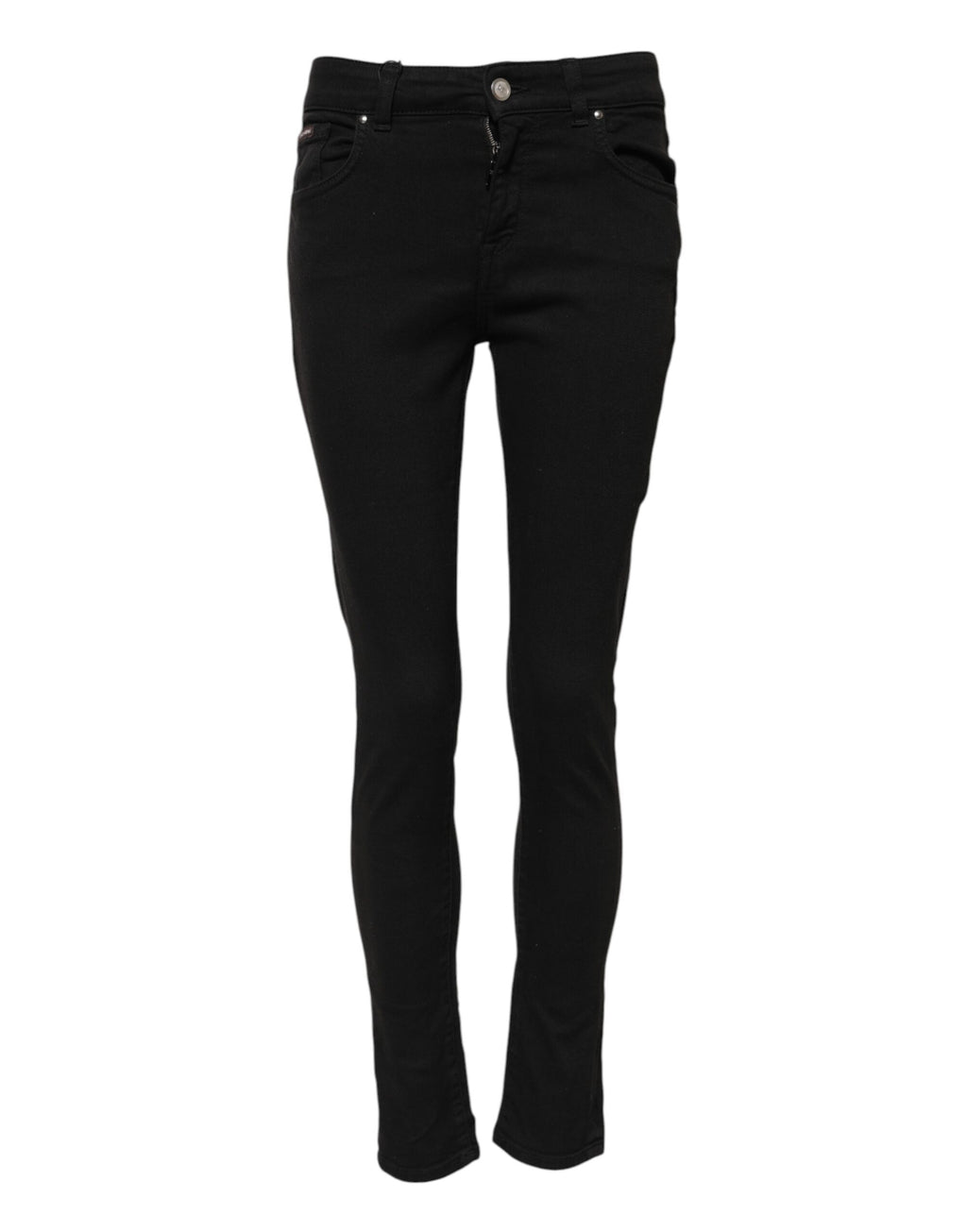 Dolce & Gabbana Black Cotton Casual Skinny Denim Jeans - Eljoys Fashion 