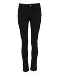 Dolce & Gabbana Black Cotton Casual Skinny Denim Jeans - Eljoys Fashion 