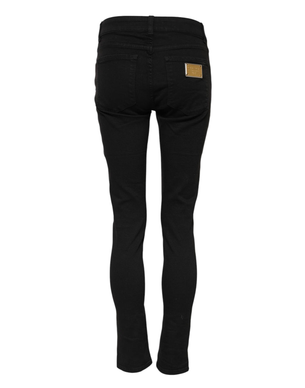 Dolce & Gabbana Black Cotton Casual Skinny Denim Jeans - Eljoys Fashion 