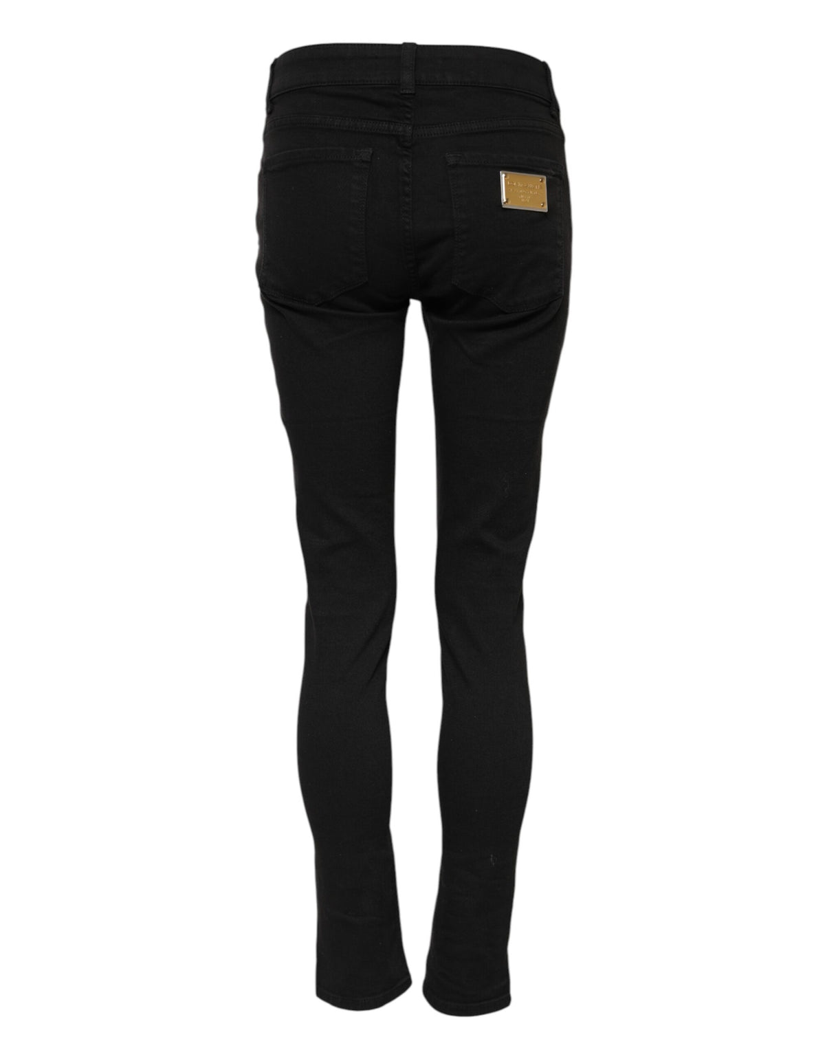 Dolce & Gabbana Black Cotton Casual Skinny Denim Jeans - Eljoys Fashion 