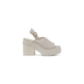 Converse Beige Suede Leather High Heel Pumps Converse