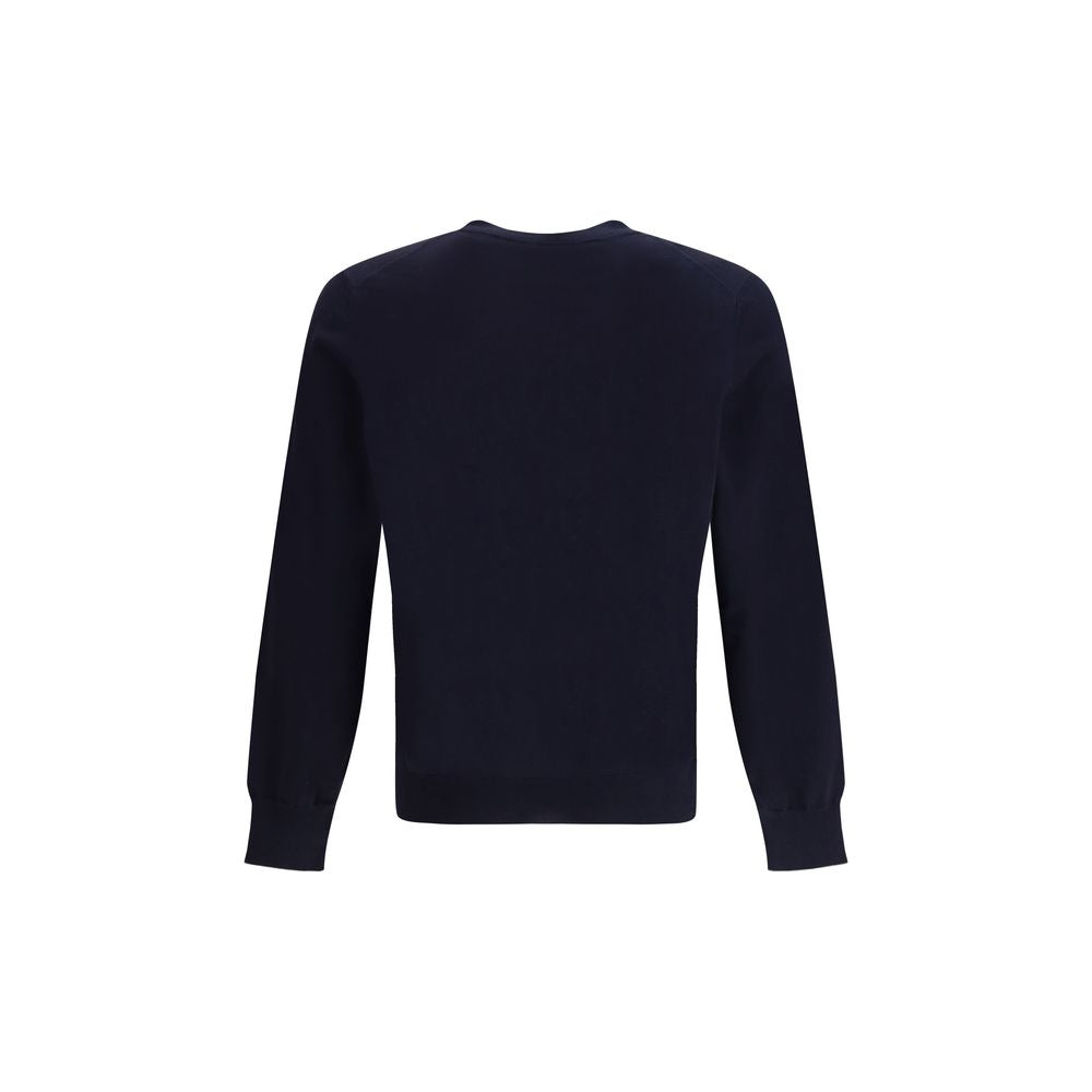 Brunello Cucinelli Blue Cotton Sweatshirt Brunello Cucinelli