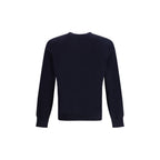 Brunello Cucinelli Blue Cotton Sweatshirt Brunello Cucinelli