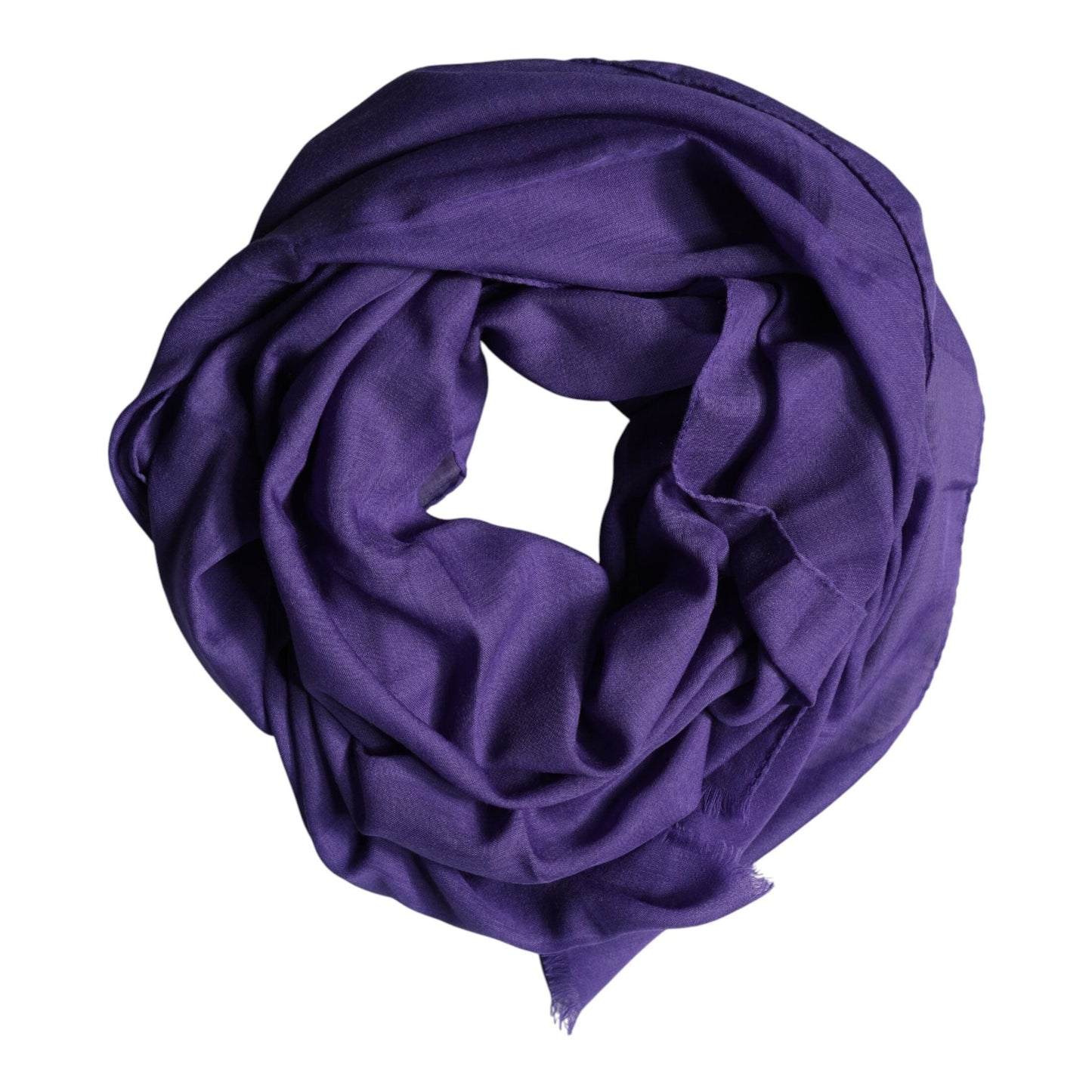 Dolce & Gabbana Purple Lace Stole Cotton Wrap Shawl Scarf Dolce & Gabbana
