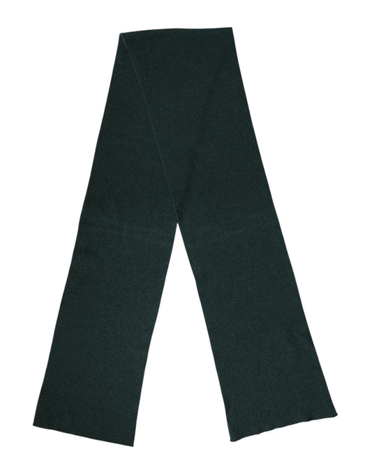 Dolce & Gabbana Green Cashmere Knitted Neck Wrap Shawl Scarf Dolce & Gabbana