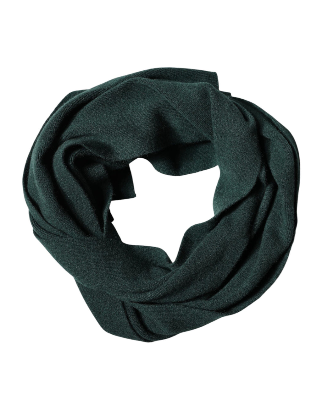 Dolce & Gabbana Green Cashmere Knitted Neck Wrap Shawl Scarf - Eljoys Fashion 