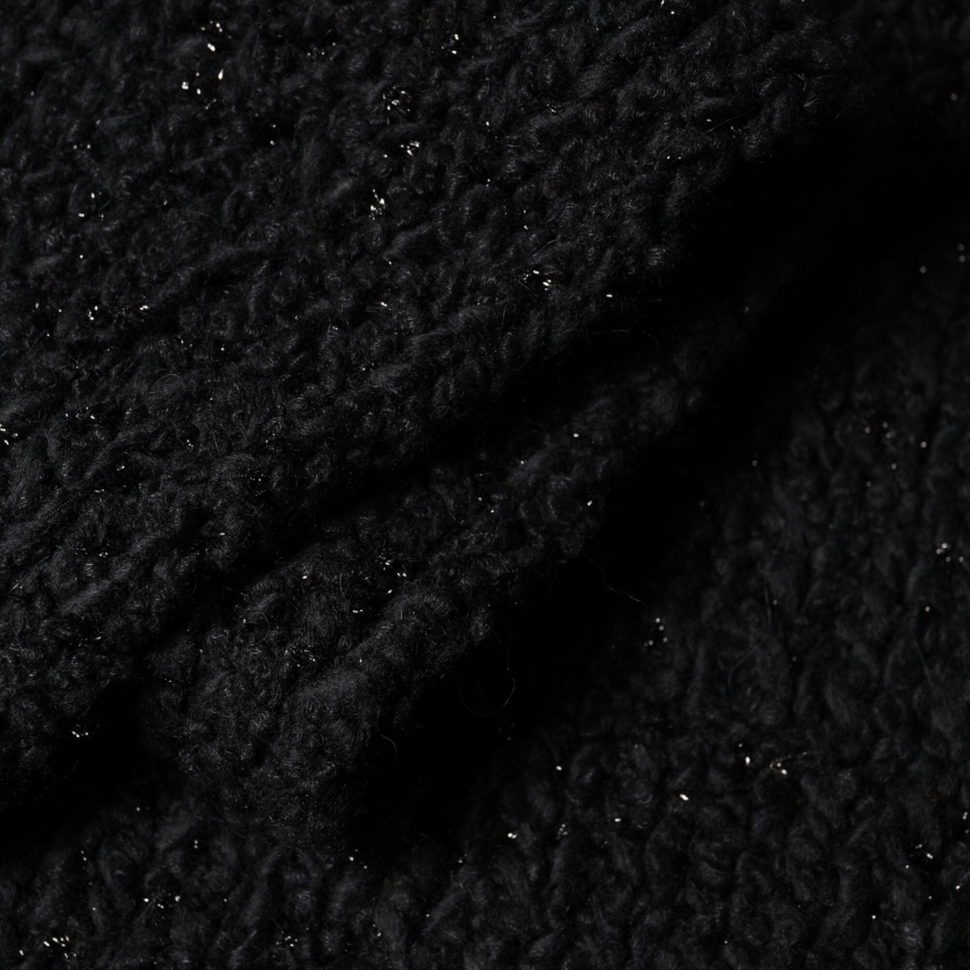 Dolce & Gabbana Black Wool Fringes Neck Wrap Foulard Scarf Dolce & Gabbana