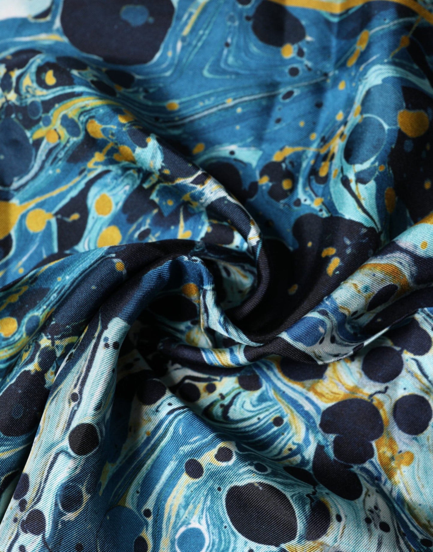 Dolce & Gabbana Multicolor Marble Square Foulard Scarf Dolce & Gabbana