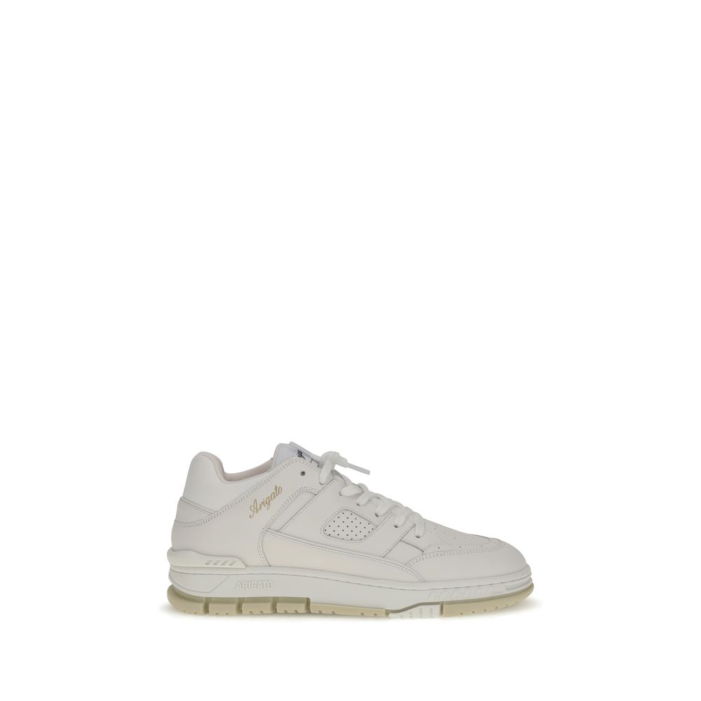 Axel Arigato White Calf Leather Bos Taurus Low Top Sneakers - Eljoys Fashion 