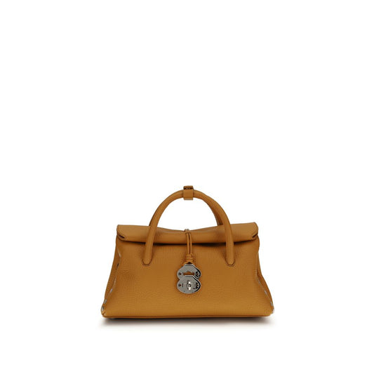 Zanellato Beige Calf Leather Bos Taurus Shoulder Bag