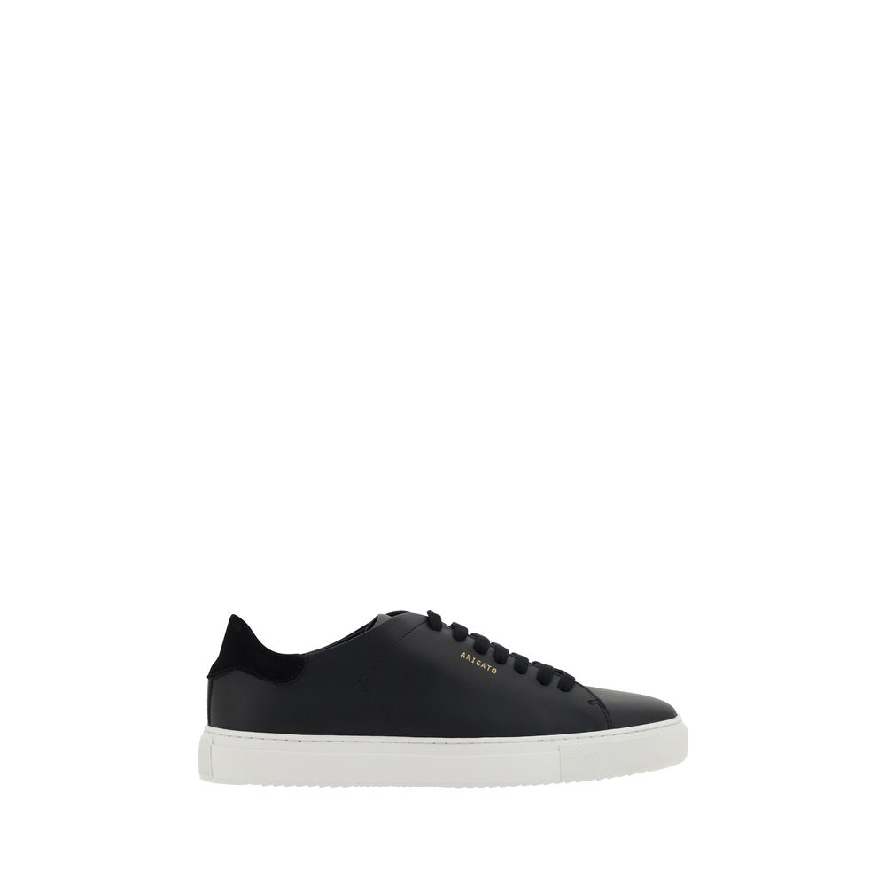 Axel Arigato Black Calf Leather Bos Taurus Low Top Sneakers Axel Arigato