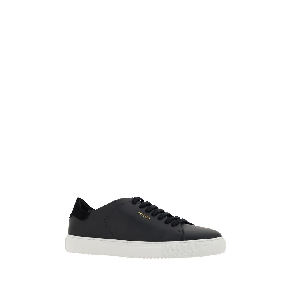 Axel Arigato Black Calf Leather Bos Taurus Low Top Sneakers Axel Arigato