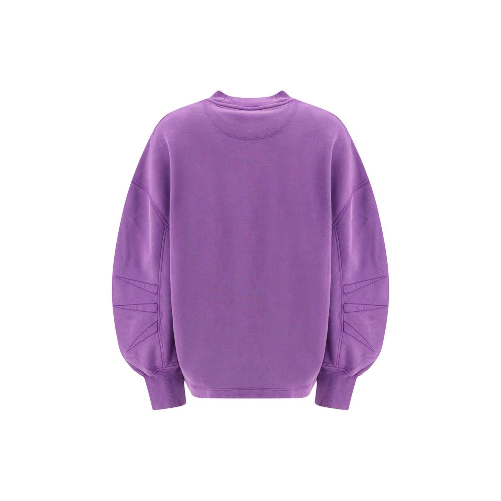 The Attico Purple Cotton Sweatshirt