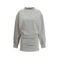 The Attico Gray Cotton Casual Dress The Attico