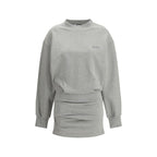 The Attico Gray Cotton Casual Dress The Attico