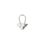 Prada Black Metal Keychain