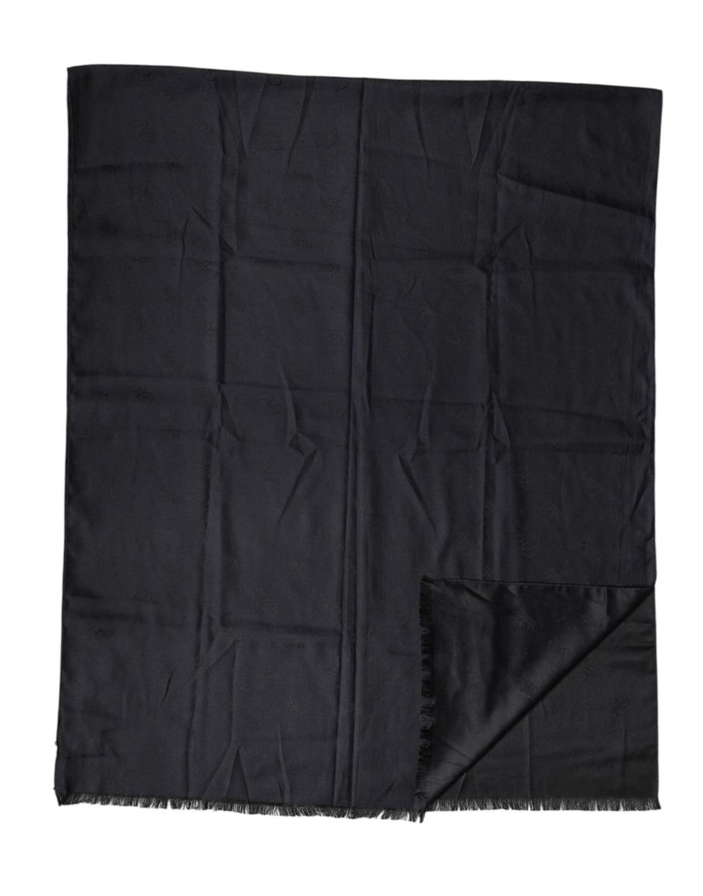 Dolce & Gabbana Black Lace Stole Silk NeckWrap Shawl Scarf - Eljoys Fashion 