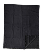 Dolce & Gabbana Black Lace Stole Silk NeckWrap Shawl Scarf - Eljoys Fashion 