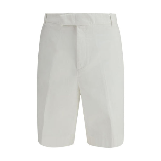 Thom Browne White Polyester Bermuda Shorts Thom Browne
