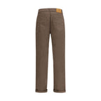 Brunello Cucinelli Brown Cotton Relaxed Fit Jeans Brunello Cucinelli